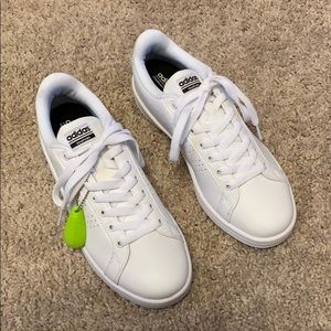 Adidas Women's NEO Cloudfoam White Sneaker NEW 9